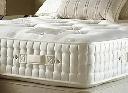 Harrison Spinks mattresses Leicester – luxury handmade Harrison Spinks mattress display at Colourbank