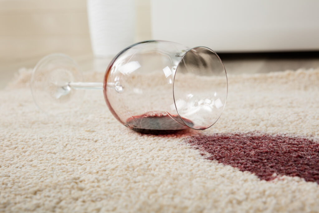 spill on carpet